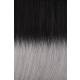 CLIP IN STITCHED 60cm COLOUR N° T1B/Silver BALAYAGE [15cm]